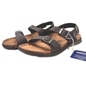 Birkenstock Sonora CT Hiking Size 37 Narrow Black Oiled Leather NWOB